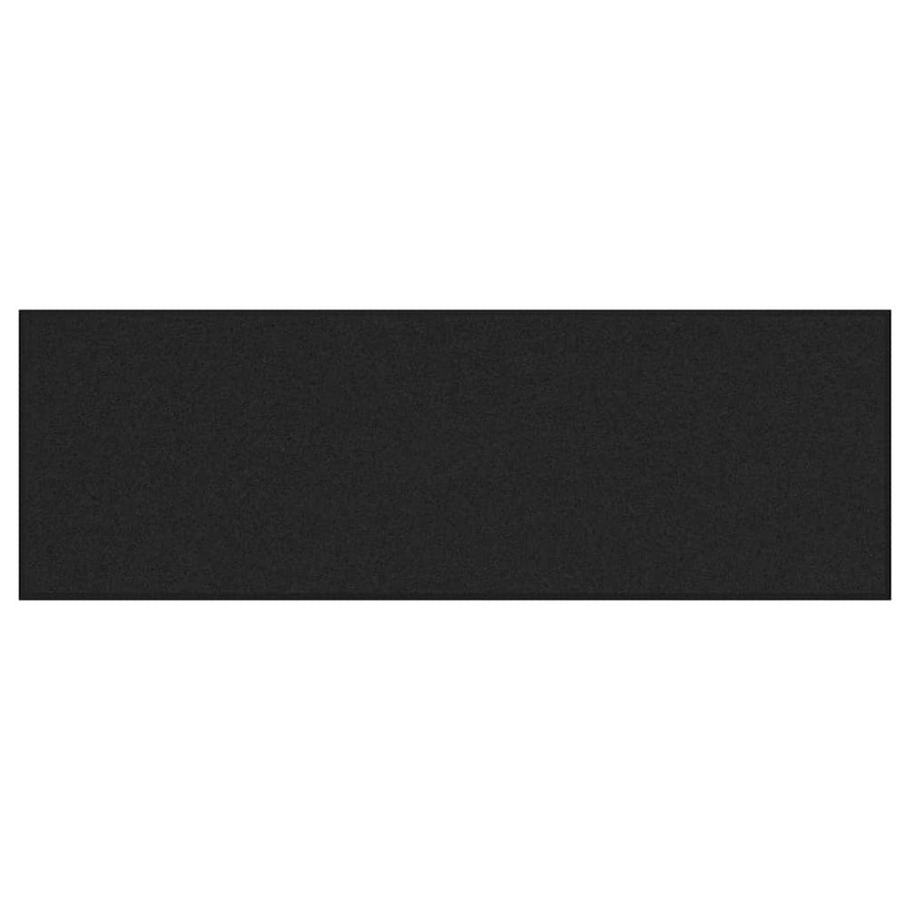 vidaXL Paillasson Noir 60 x 180 cm 100 % Polyamide