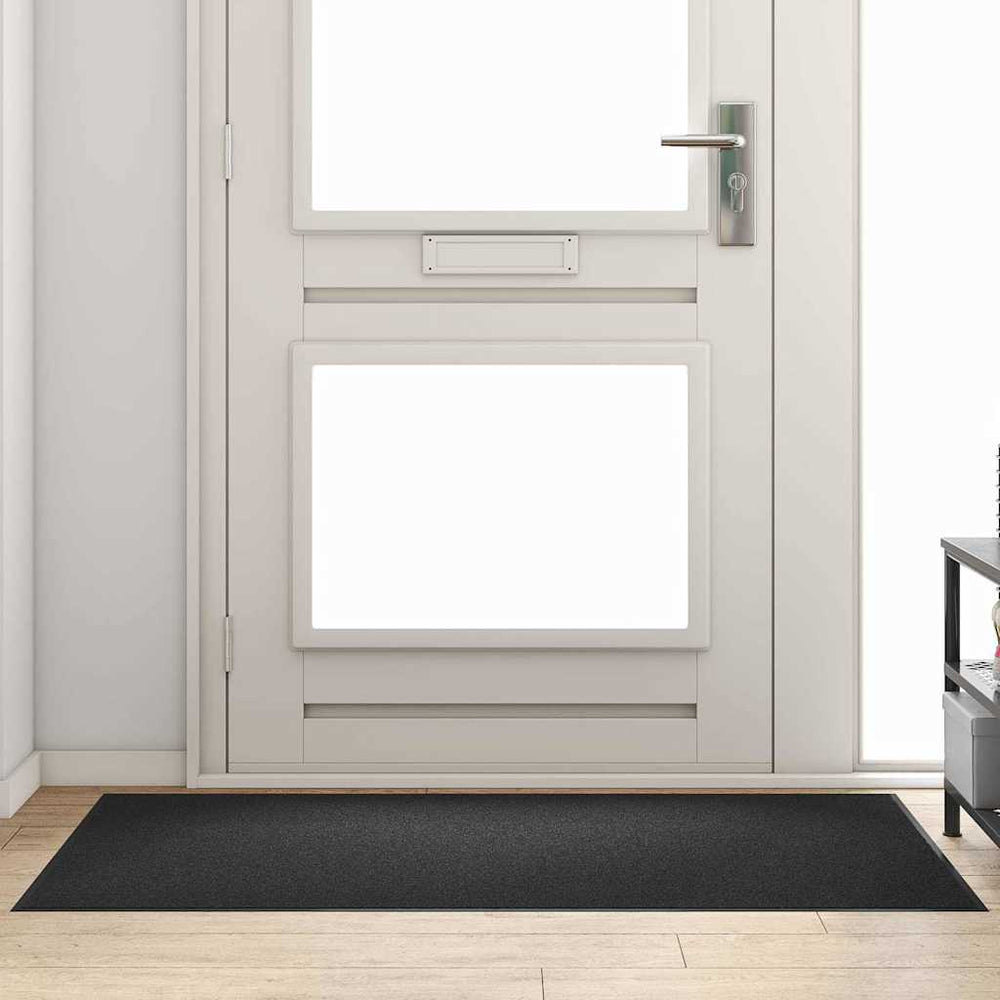vidaXL Paillasson Noir 90 x 150 cm 100 % Polyamide