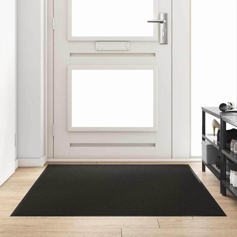 vidaXL Paillasson Noir 120 x 180 cm 100 % polyamide