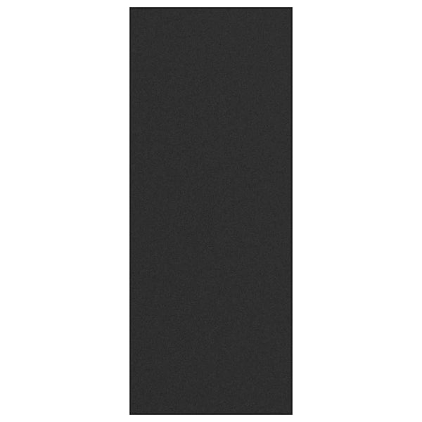 Schwarze Fußmatte 120 x 300 cm