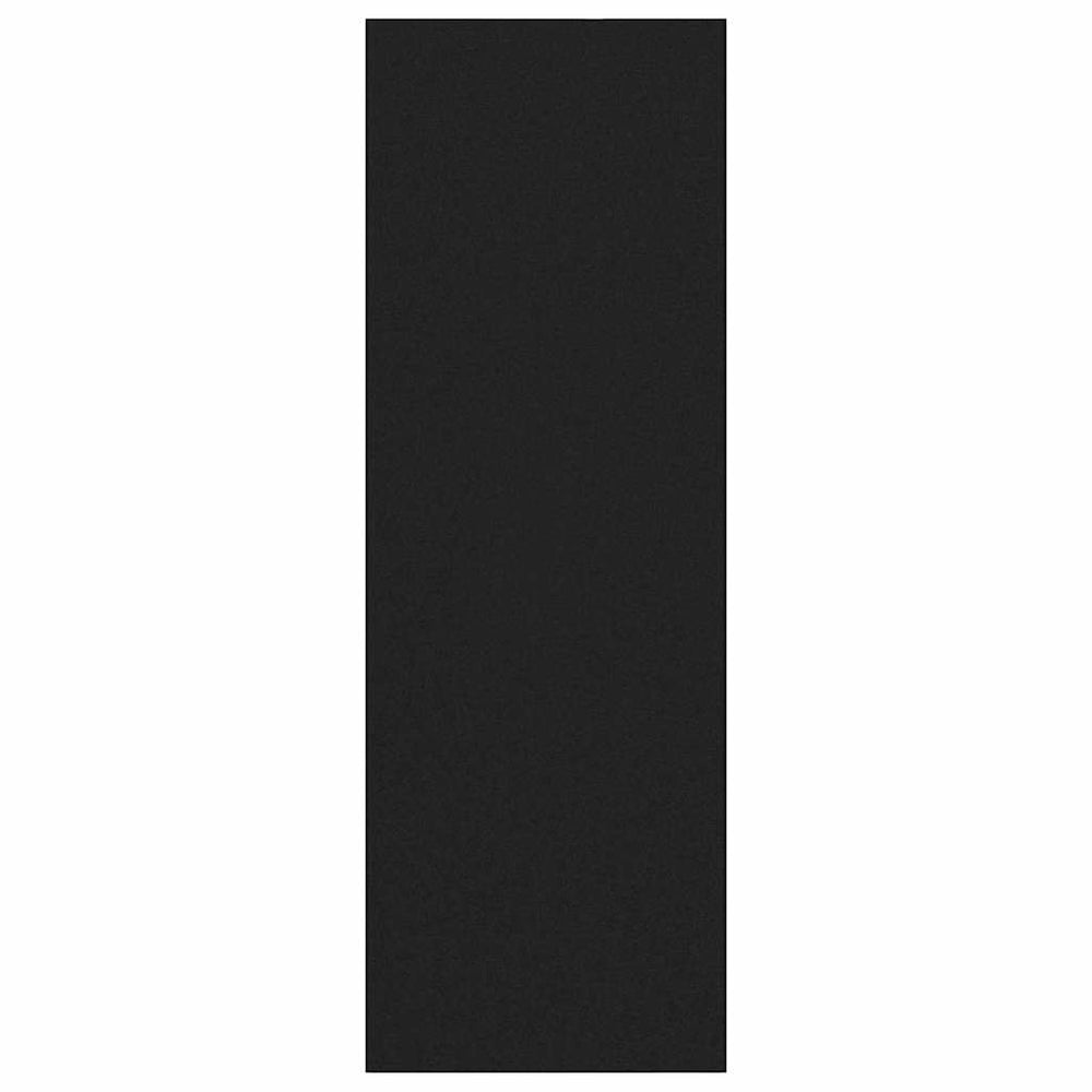vidaXL Paillasson noir 120 x 350 cm 100 % polyamide