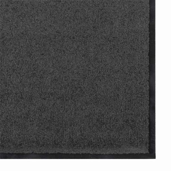 Fußmatte Anthrazit Schwarz 120x300cm Polyamid