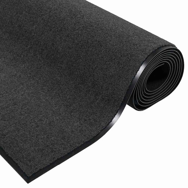 Fußmatte Anthrazit Schwarz 120x300cm Polyamid