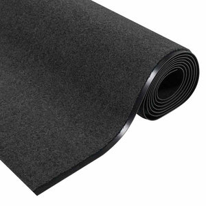 Fußmatte Anthrazit Schwarz 120x350 cm Polyamid