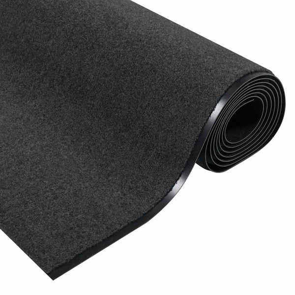 Fußmatte Anthrazit Schwarz 120x350 cm Polyamid
