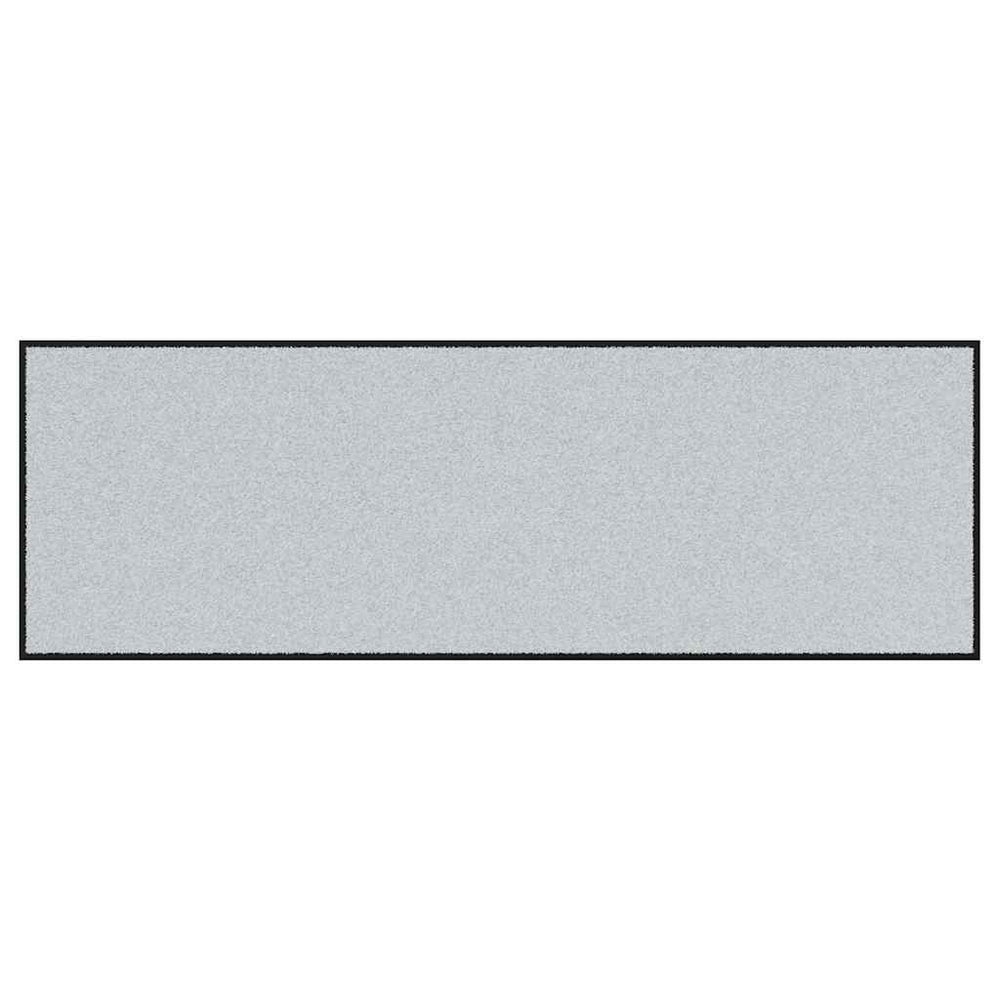 vidaXL Paillasson gris et noir 60 x 180 cm 100 % polyamide