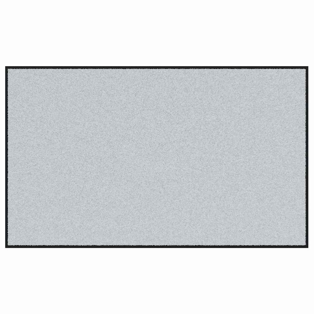 vidaXL Paillasson gris et noir 90 x 150 cm 100 % polyamide