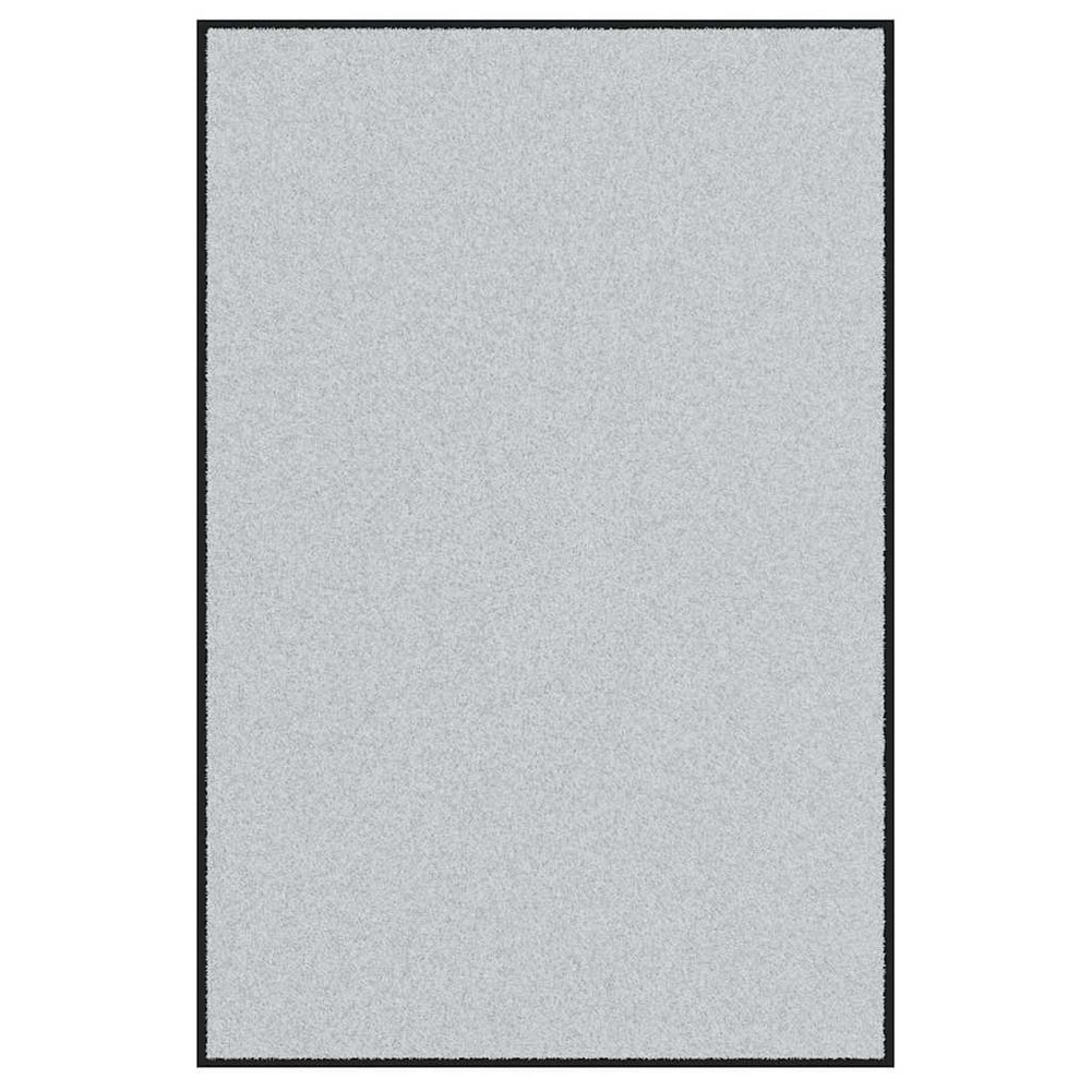 vidaXL Paillasson gris et noir 120 x 180 cm 100 % polyamide