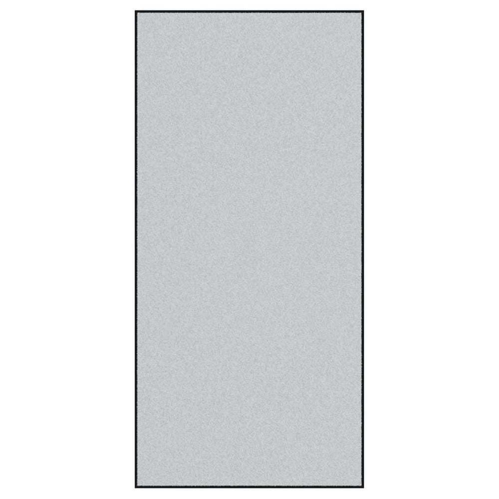 vidaXL Paillasson gris et noir 120 x 250 cm 100 % polyamide