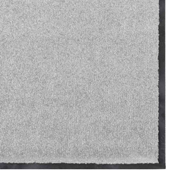 Graue & Schwarze Fußmatte 120x300cm Polyamid