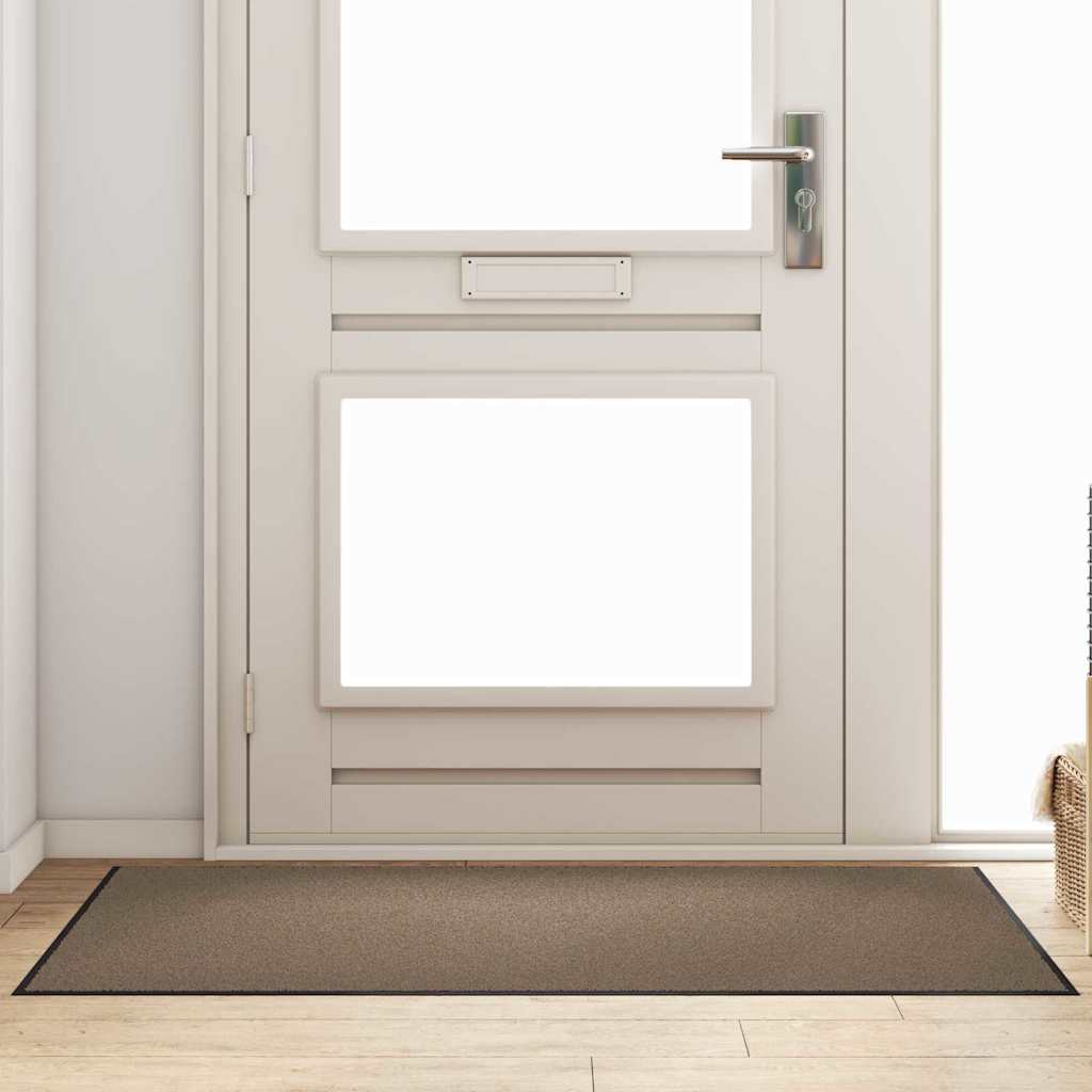 Fußmatte Beige Schwarz 90x150 cm