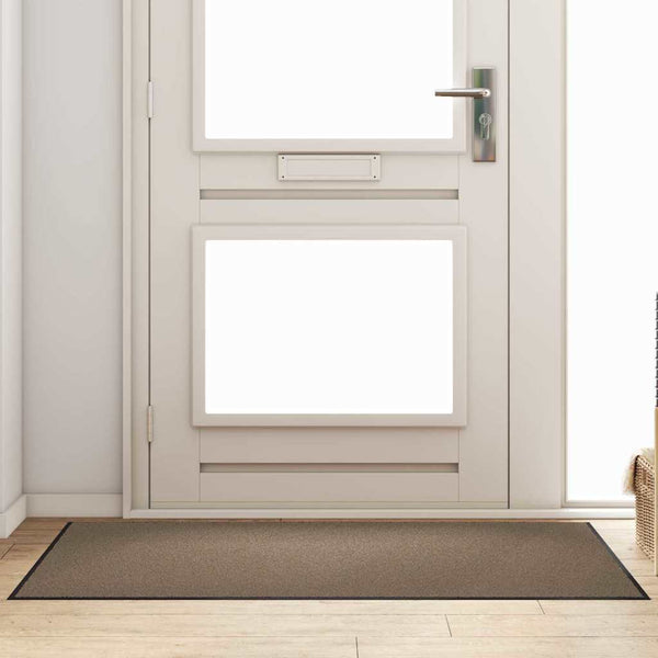 Fußmatte Beige Schwarz 90x150 cm