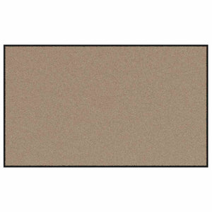 Fußmatte Beige Schwarz 90x150 cm