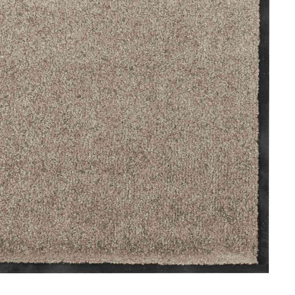 Beige-Schwarze Fußmatte 120x180cm Polyamid
