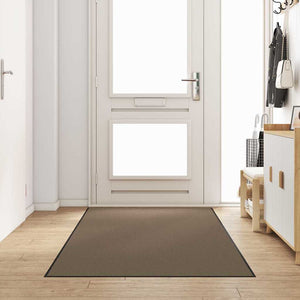 Fußmatte Beige Schwarz 120x250 cm Polyamid