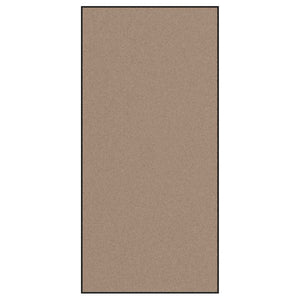Fußmatte Beige Schwarz 120x250 cm Polyamid