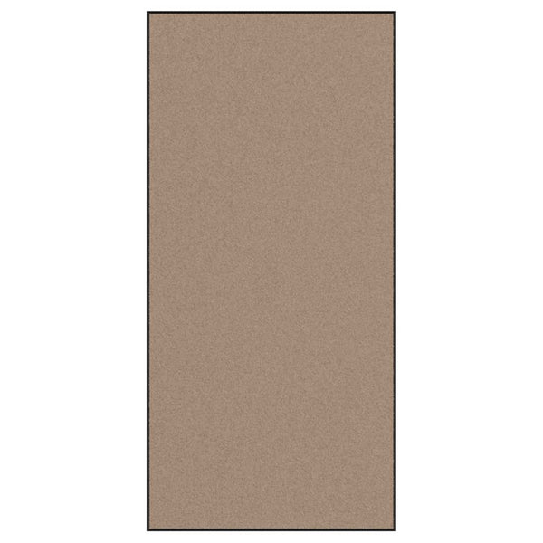 Fußmatte Beige Schwarz 120x250 cm Polyamid