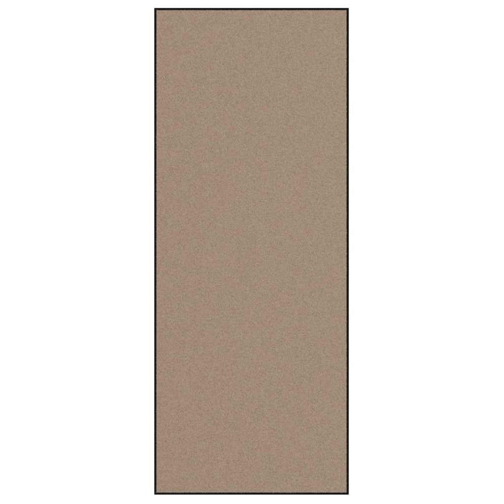 vidaXL Tapis de sol Beige et noir 120 x 300 cm 100 % Polyamide