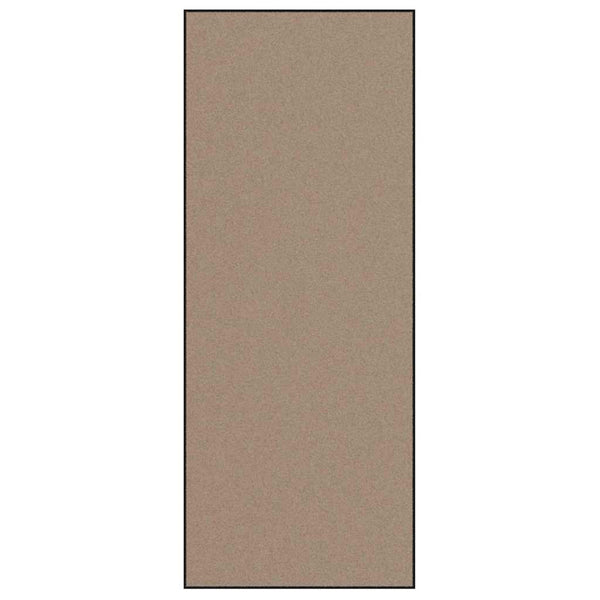 Fußmatte Beige Schwarz 120x300 cm Polyamid