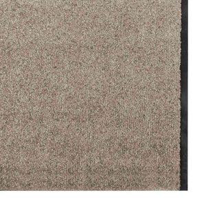 Fußmatte Beige Schwarz 120x350cm Polyamid
