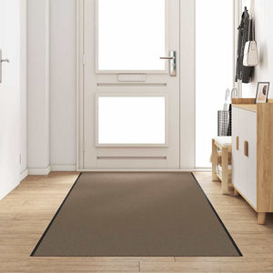 Fußmatte Beige Schwarz 120x350cm Polyamid