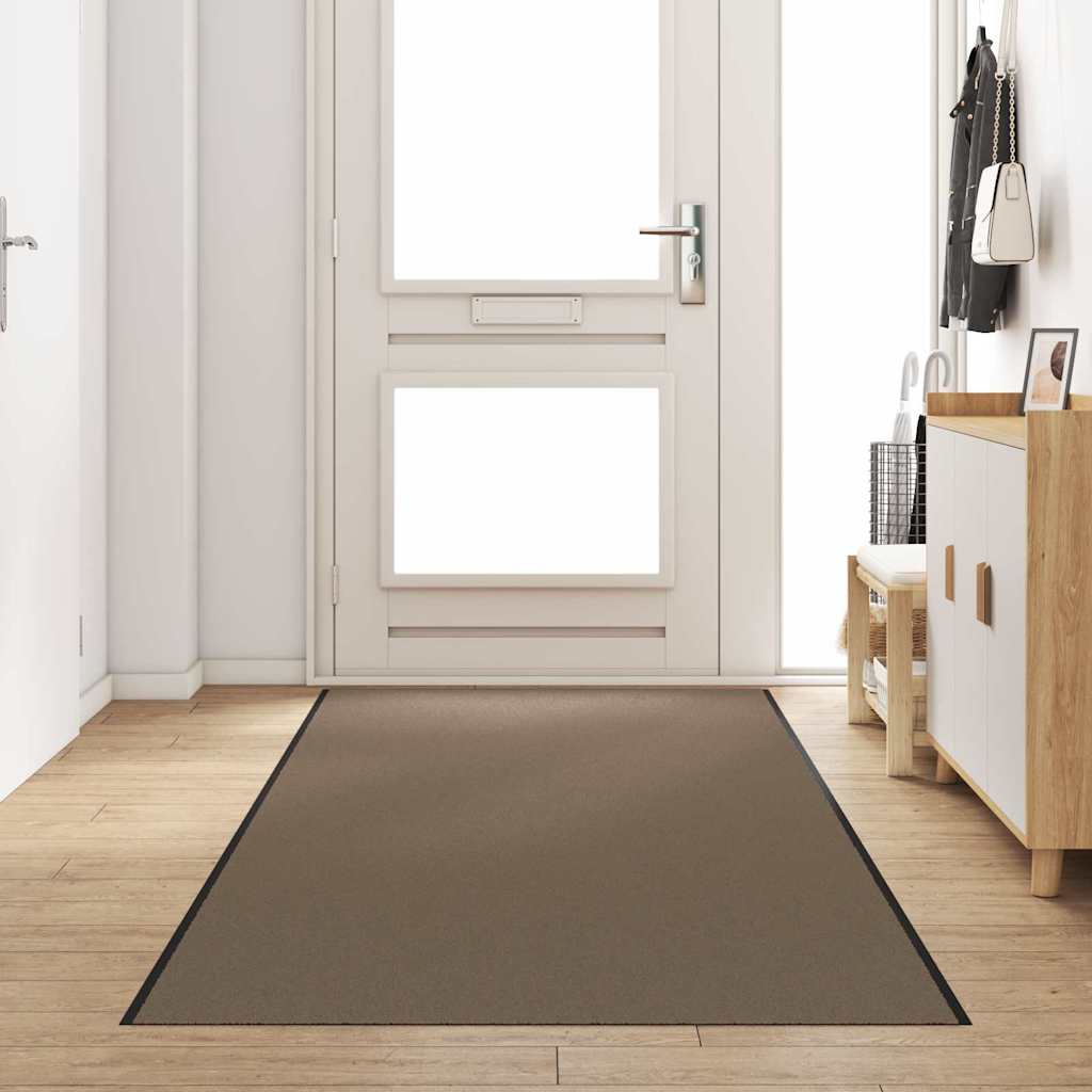 Fußmatte Beige Schwarz 120x350cm Polyamid