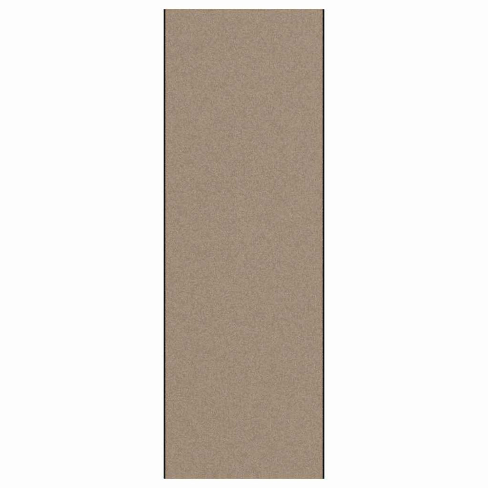 vidaXL Paillasson Beige et noir 120 x 350 cm 100% Polyamide