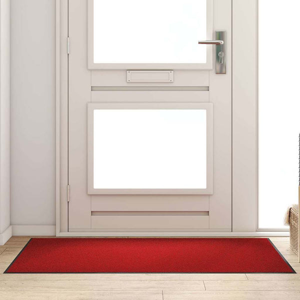 Rot Schwarze Fußmatte 90x150 cm
