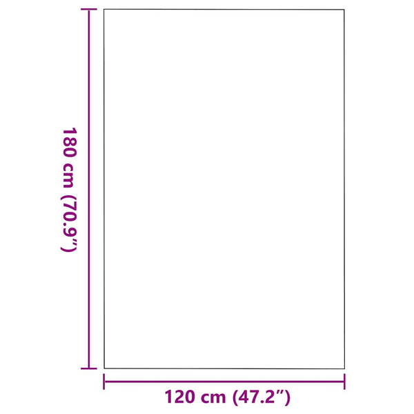 Rot-Schwarze Fußmatte 120x180cm