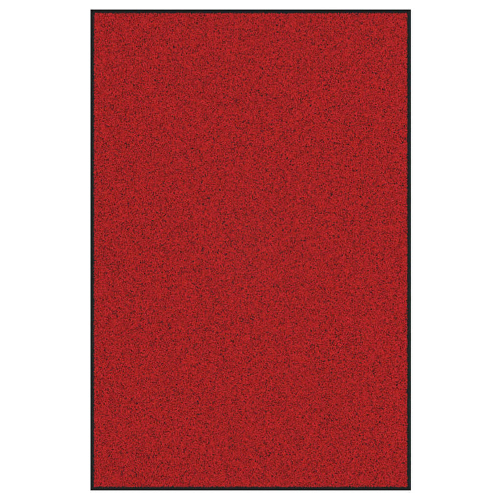 vidaXL Tapis d'entrée Rouge et Noir 120 x 180 cm 100 % Polyamide