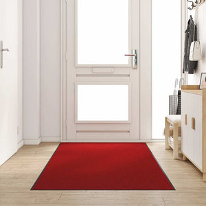 Rot-schwarze Fußmatte 120x300 cm