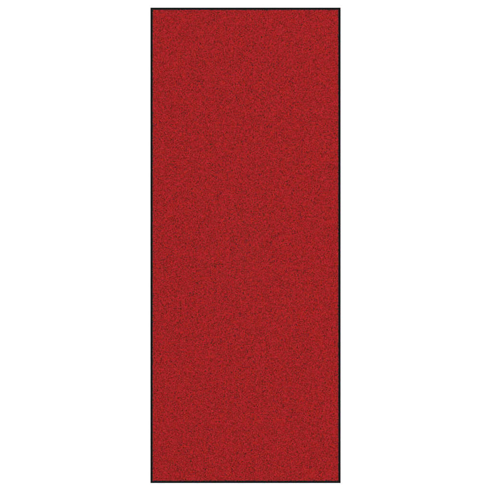 vidaXL Paillasson Rouge et noir 120 x 300 cm 100 % Polyamide