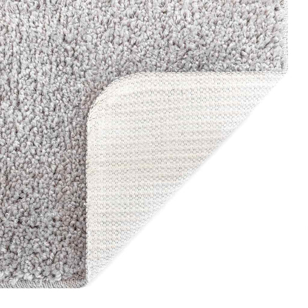 Grauer Shaggy Teppich 200x200 cm