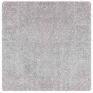 Grauer Shaggy Teppich 200x200 cm