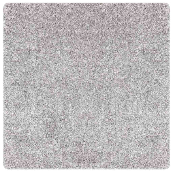 Grauer Shaggy Teppich 200x200 cm