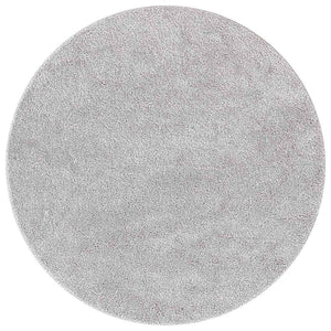 Grauer Shaggy Teppich, 160x160 cm
