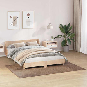 Braun Shaggy Teppich 140x200 cm