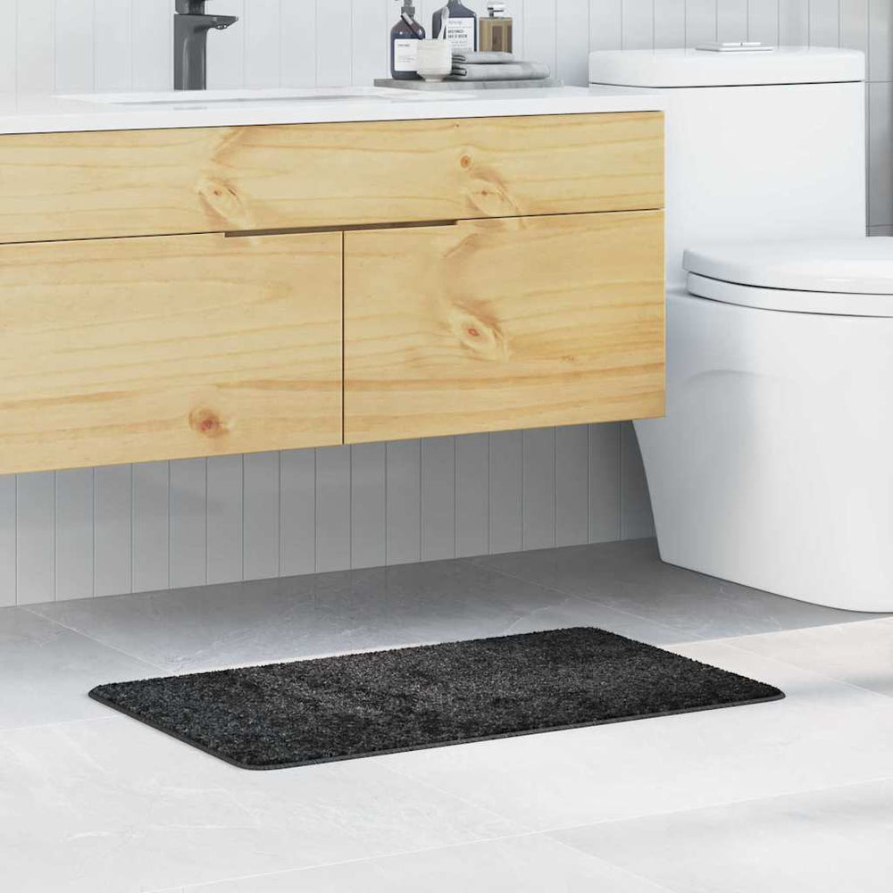 Rutschfeste Badematte Dunkelgrau 50x80 cm