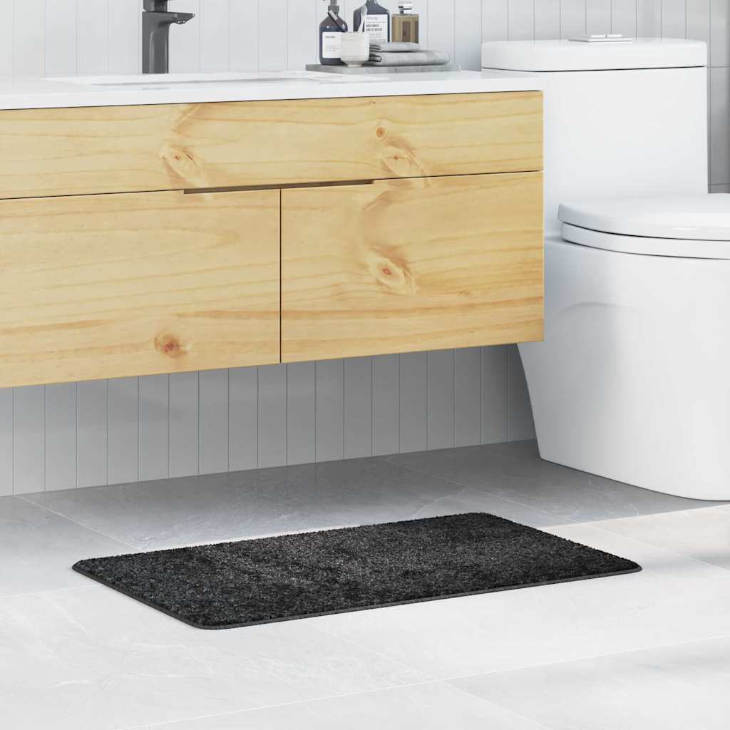 Rutschfeste Badematte Dunkelgrau 50x80 cm