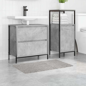 Rutschfeste Badematte Grau 50x80 cm