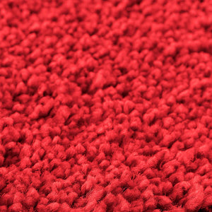 vidaXL Tapis de bain antidérapant Rouge 50 x 80 cm PP