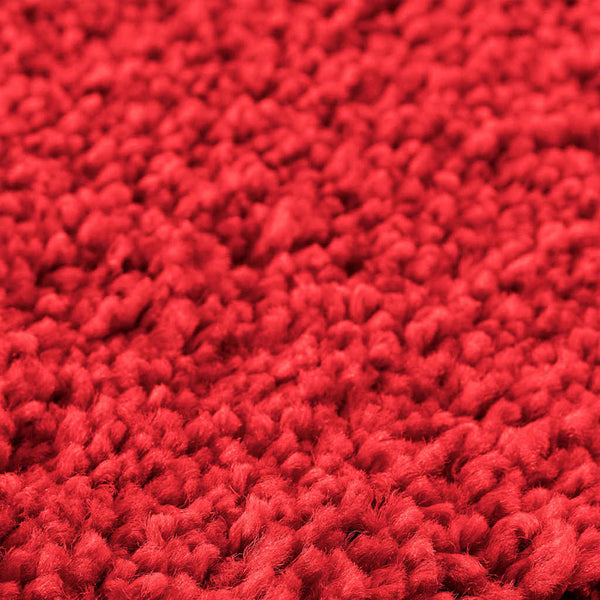 vidaXL Tapis de bain antidérapant Rouge 50 x 80 cm PP