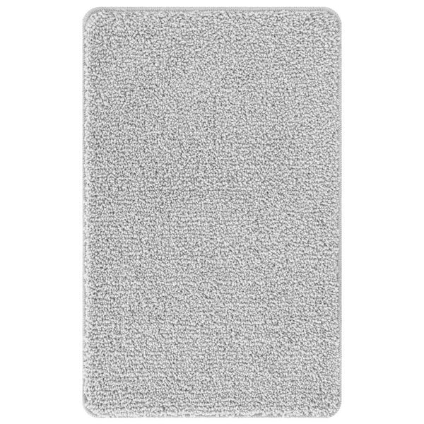 vidaXL Tapis de bain antidérapant gris 60 x 90 cm PP
