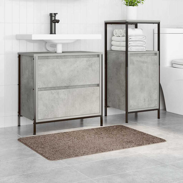 Rutschfeste Badematte Braun 60x90 cm