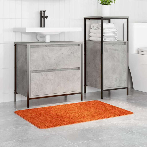 Orange Badematte Rutschfest 60x90 cm