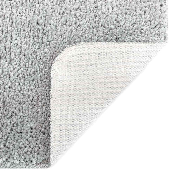 Anti-Rutsch Badematten Set Grau 2-teilig