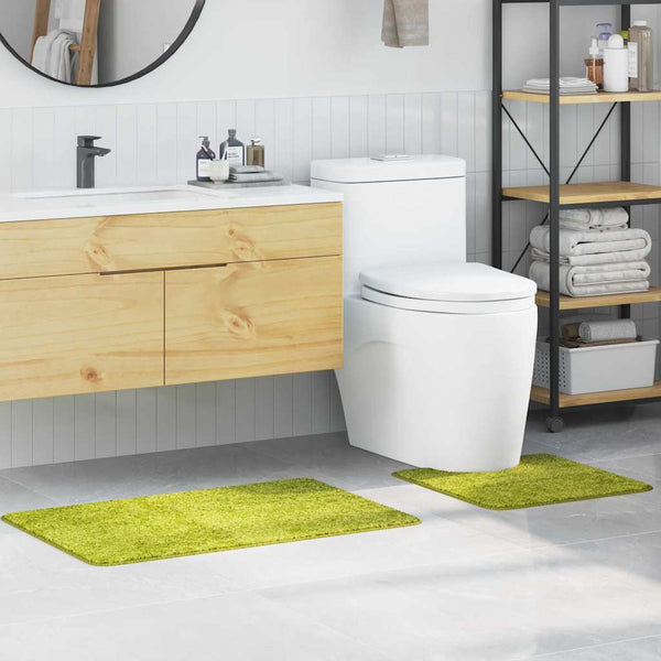 Anti-Rutsch Badematten Set Grün, 2-teilig