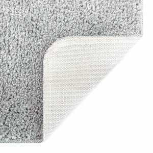 Anti-Rutsch Badematten Set Grau 3-teilig