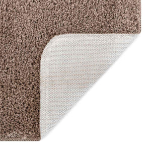 Anti-Rutsch Badematten Set Braun 3-teilig