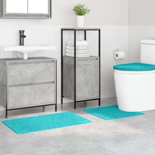 Türkis Badematten Set, 3-teilig